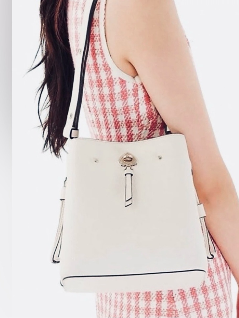 Kate Spade Marti Pebbled Leather Bucket Bag